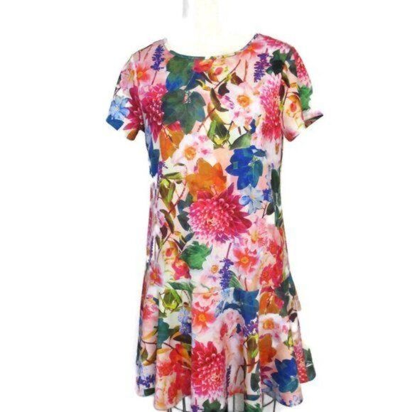 CeCe Cynthia Steffe floral Spring Dress 6 - Picture 2 of 7